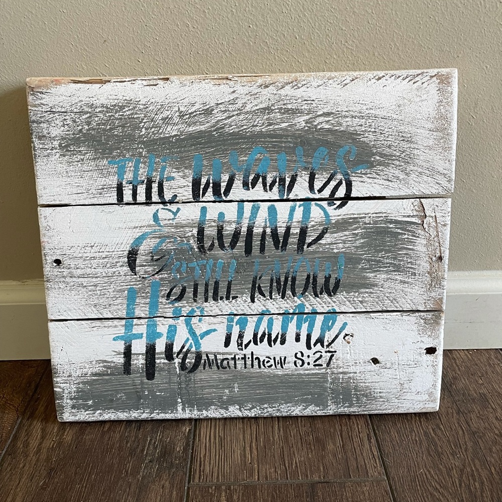 Painted sign